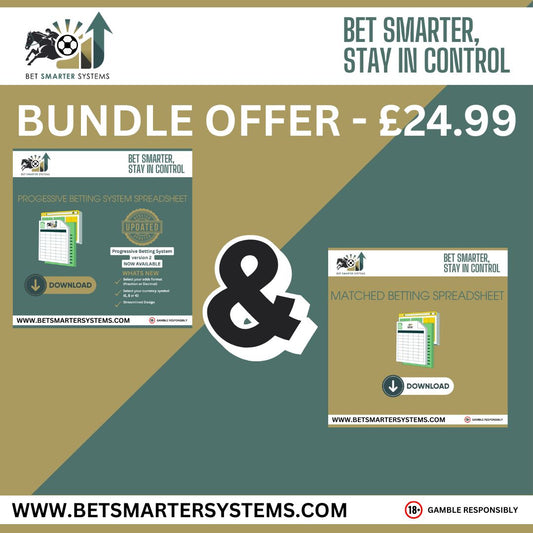 Bundle offer - Matched Betting and Progressive Betting Spreadsheets