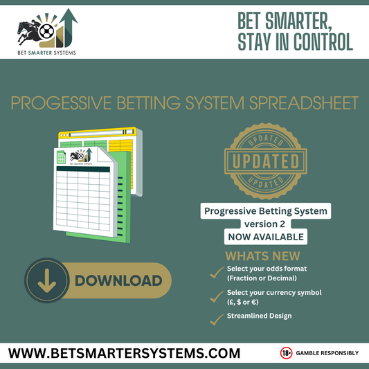 Progressive Betting System – Smarter, Structured Betting Tool v2