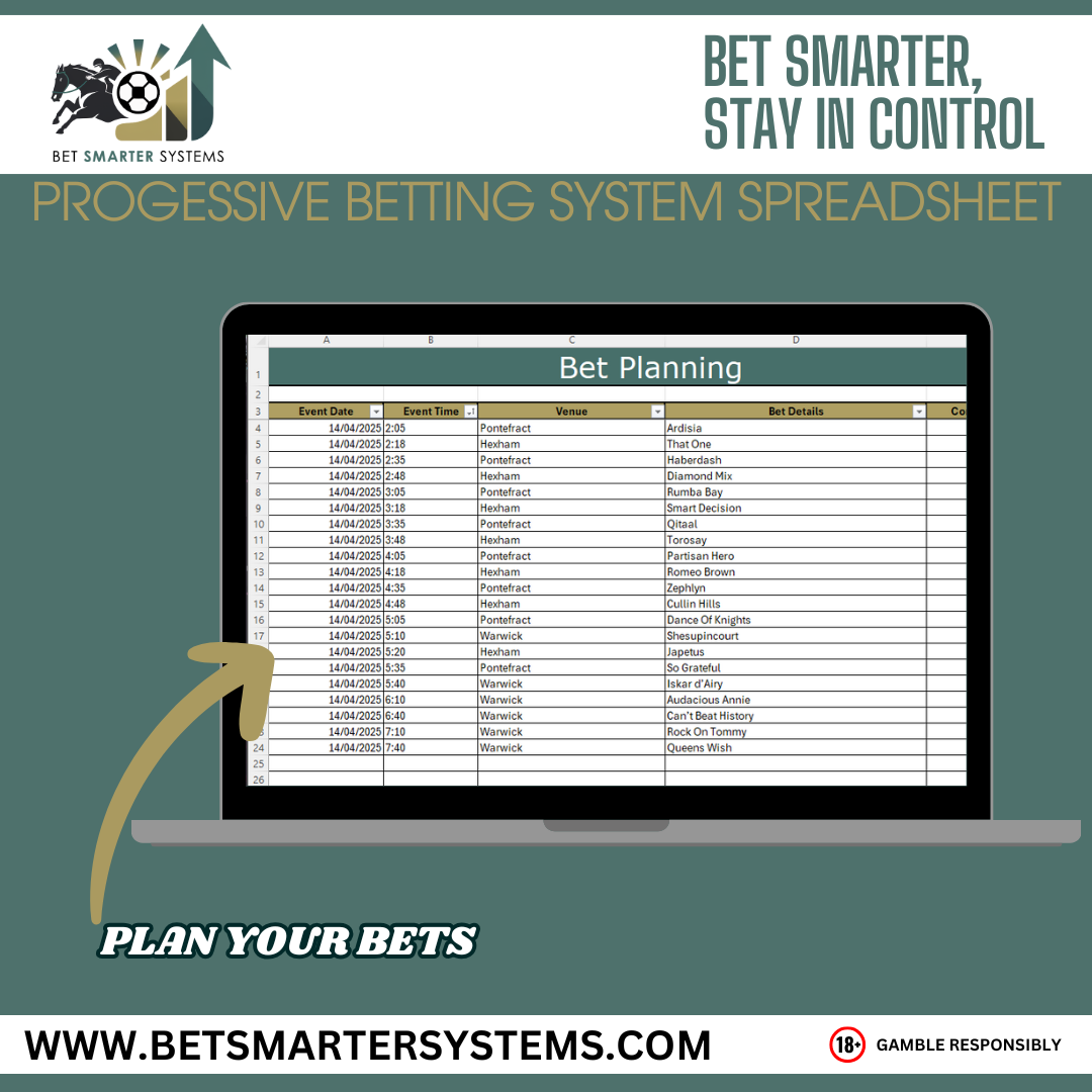 Progressive Betting System – Smarter, Structured Betting Tool v2